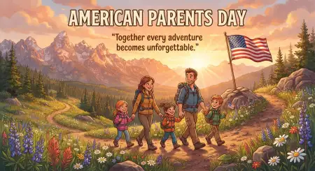 American Parents Day Banner Design - Free American Parents Day 2026 Download