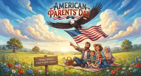 American Parents Day Social Media Post - Free American Parents Day 2026 Download