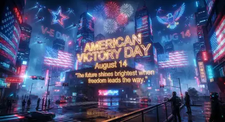 Free American Victory Day Aesthetic Background Image Download