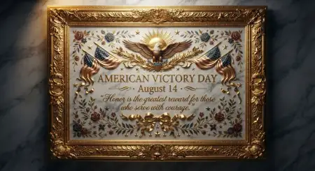 Free American Victory Day Appreciation Certificate Image Download
