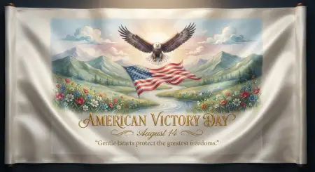 Free American Victory Day Banner Image Download