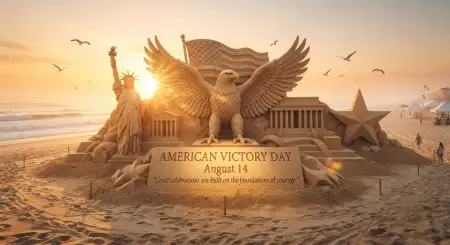 Free American Victory Day Desktop Wallpaper Image Download