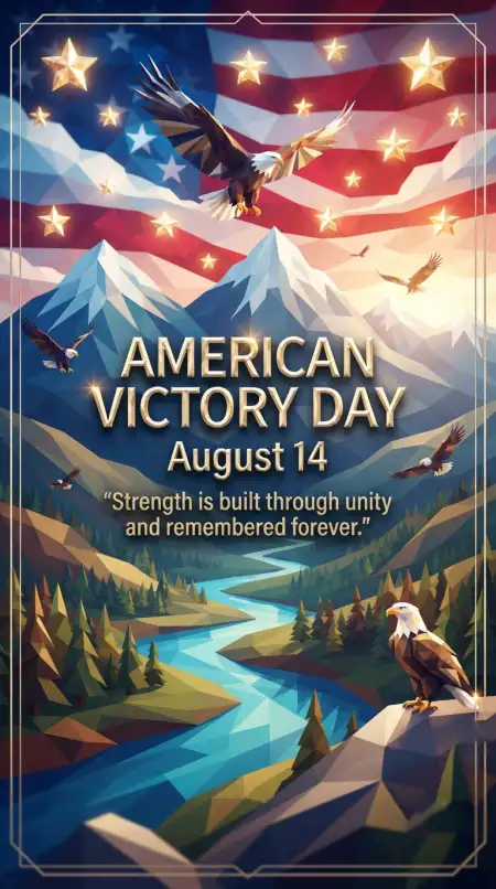 Free American Victory Day Flyer Image Download