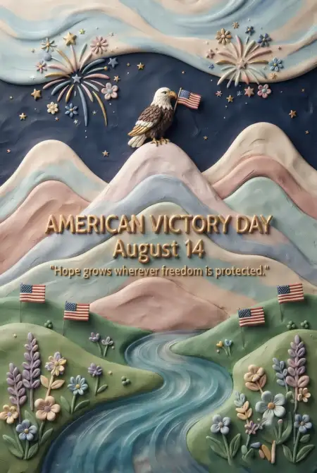 Free American Victory Day Illustration Image Download
