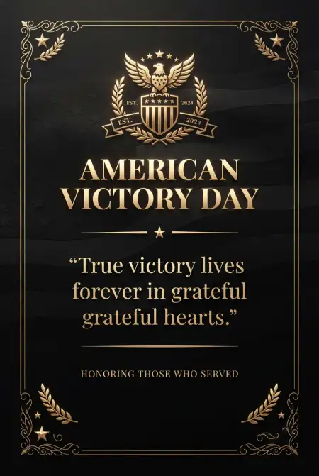 Free American Victory Day Messages Image Download