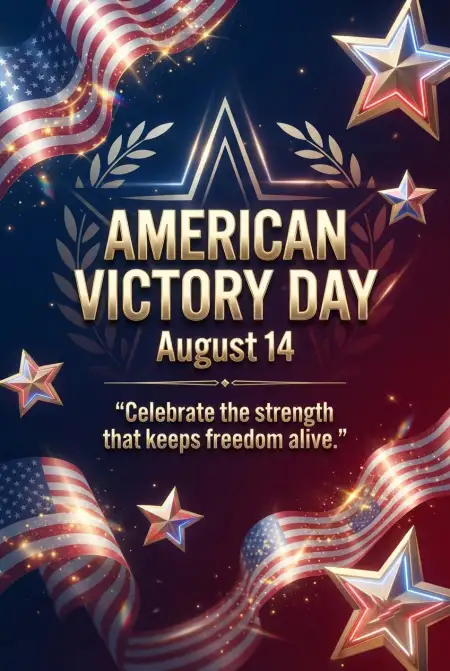 Free American Victory Day Web Banner Image Download