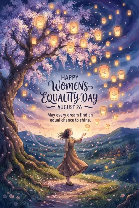 American Womens Equality Day 2026 Greeting Card - Free American Womens Equality Day 2026 Download