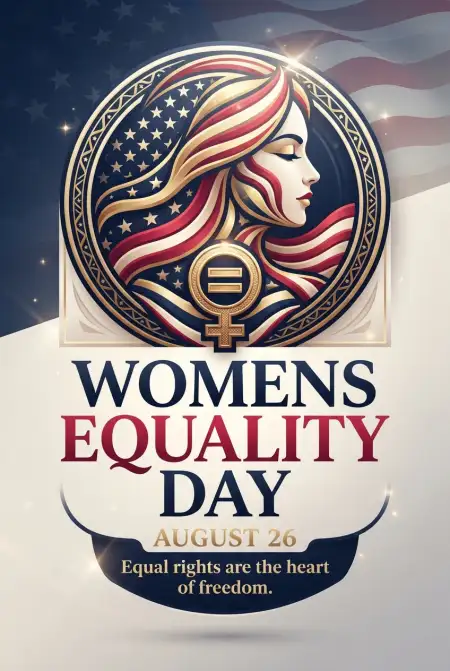 American Womens Equality Day 2026 Png Transparent Background - Free American Womens Equality Day 2026 Download