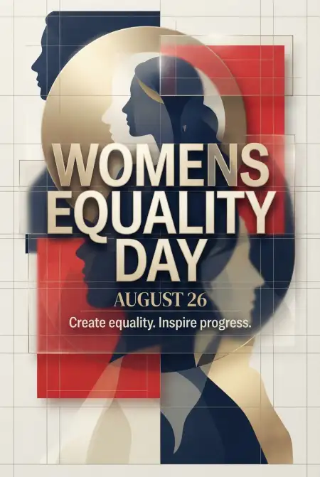 American Womens Equality Day 2026 Poster Design - Free American Womens Equality Day 2026 Download
