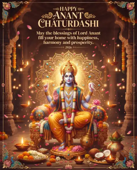 anant chaturdashi 2026 creative social media wishes poster - Republic Day Wishes For Social Media 2 Free Download