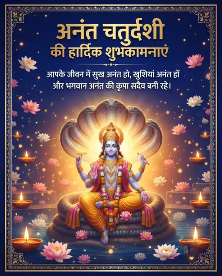 anant chaturdashi 2026 hindi wishes for facebook post - Anant Chaturdashi 2026 Wishes In Hindi