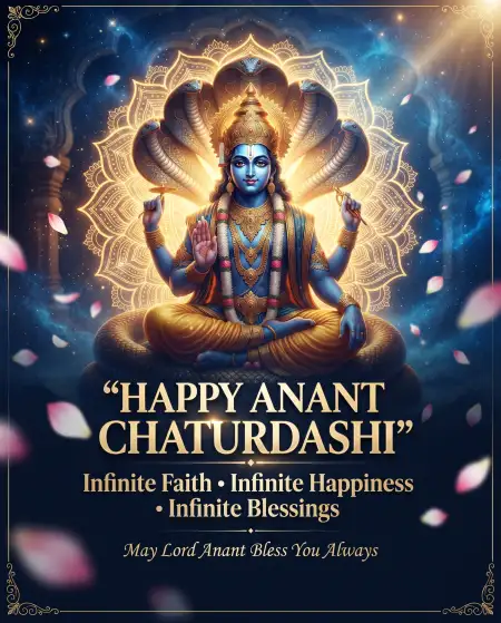 anant chaturdashi 2026 hindi wishes for instagram post - Anant Chaturdashi 2026 Wishes In Hindi