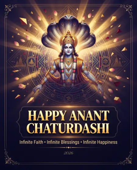 anant chaturdashi 2026 spiritual wishes for facebook and instagram - Devotional Anant Chaturdashi Wishes 2026