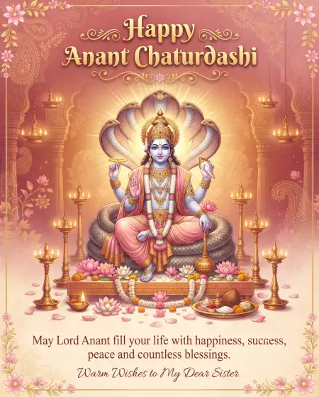 anant chaturdashi puja greetings 2026