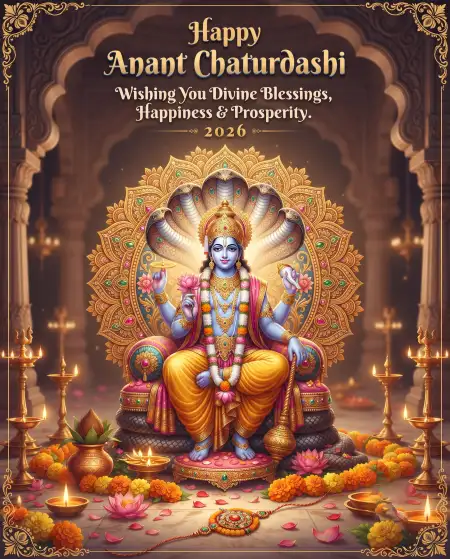 anant chaturdashi status images 2026