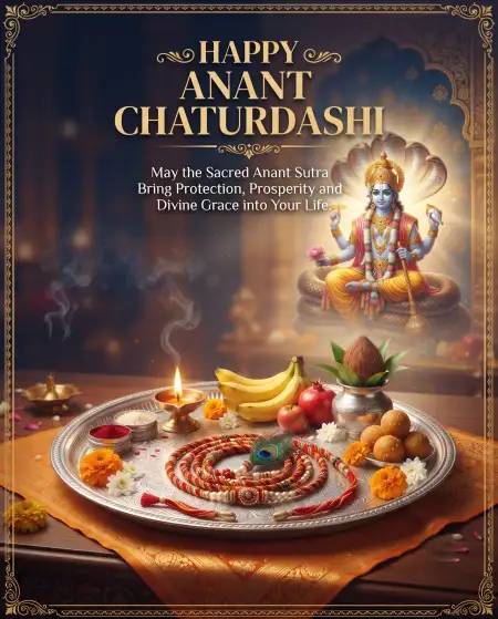 anant chaturdashi wishes 2026 images - Devotional Anant Chaturdashi Wishes 2026