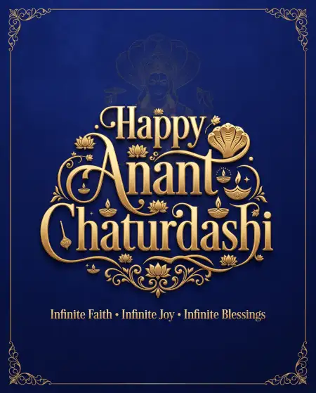 anant chaturdashi wishes hindi status 2026 - Devotional Anant Chaturdashi Wishes 2026