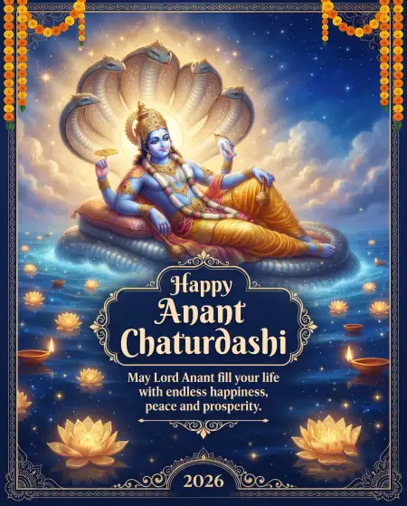 anant chaturdashi wishes image download 2026