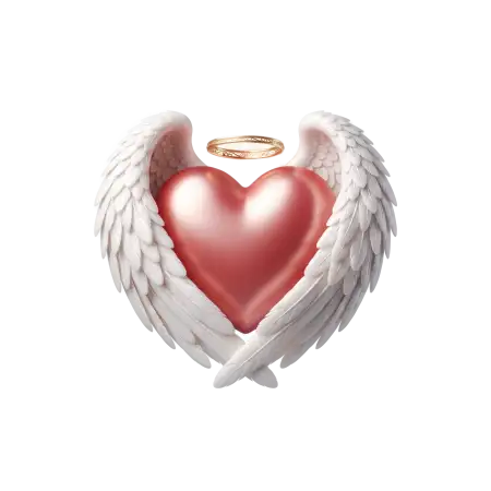 angel heart png transparent - Heart Png Png