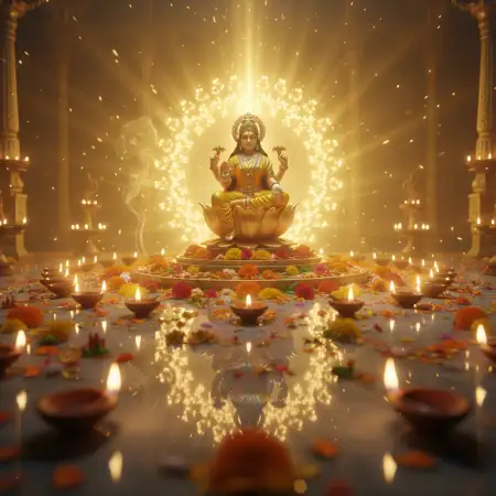Animated Diwali Background For Video Editing - Free Editing Background Download