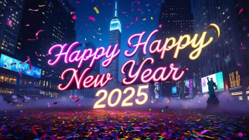 animated happy new year 2025 wish images