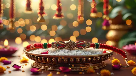 Animated Rakhi Banner Background For Websites - Free Happy Rakhi Banner Background Download