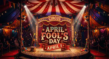 April Fools Day Banner Background - Free Banner Download
