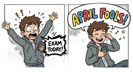 Free April Fools Day Png Comic Explosion Text Transparent PNG Download