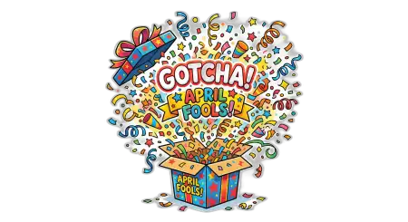 Free April Fools Day Png Prank Gift Box Illustration Transparent PNG Download