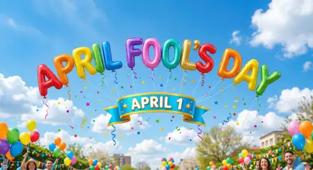 Free April Fools Day Typography Design Ideas Image Download