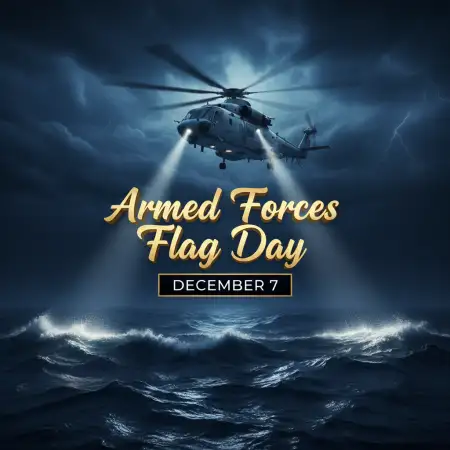 Free Armed Forces Flag Day Modern Creative Poster Background Download