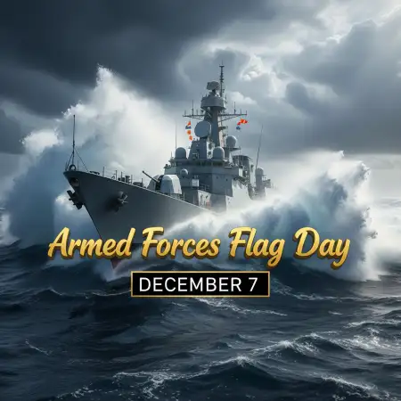 Free Armed Forces Flag Day Vector Poster Download Background Download