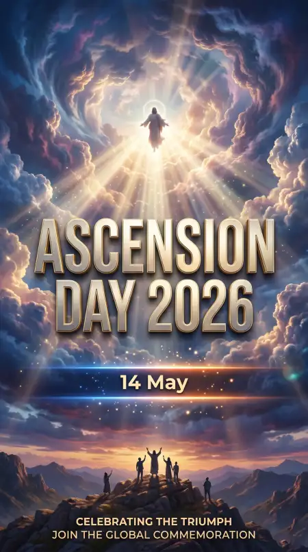 Ascension Day 2026 Celebration Images - Free Ascension Day 2026 Wishes Download