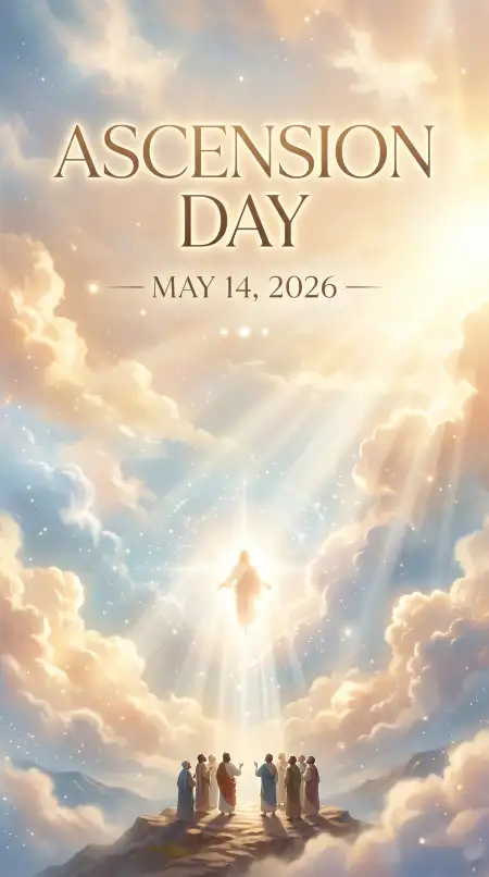 Ascension Day 2026 Devotional Message - Free Ascension Day 2026 Wishes Download