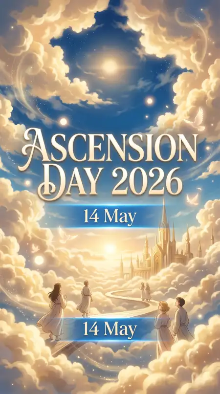 Ascension Day 2026 Greeting Card Ideas - Free Ascension Day 2026 Wishes Download