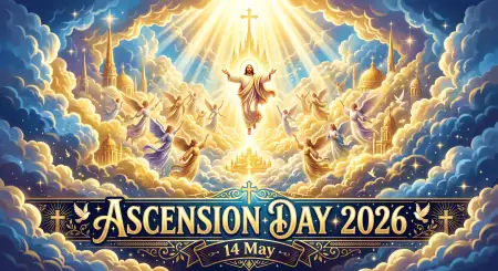 Ascension Day 2026 Holy Event Banner - Free Ascension Day 2026 Wishes Download