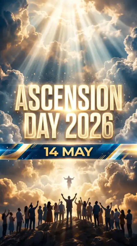 Ascension Day 2026 Images - Free Ascension Day 2026 Wishes Download
