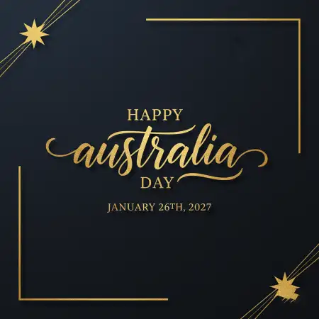 Australia Day Fireworks Background - Free Happy Australia Day Download