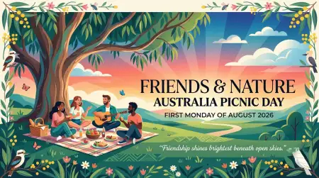 Australia Picnic Day 2026 Festival Poster Template - Free Australia Picnic Day 2026 Download
