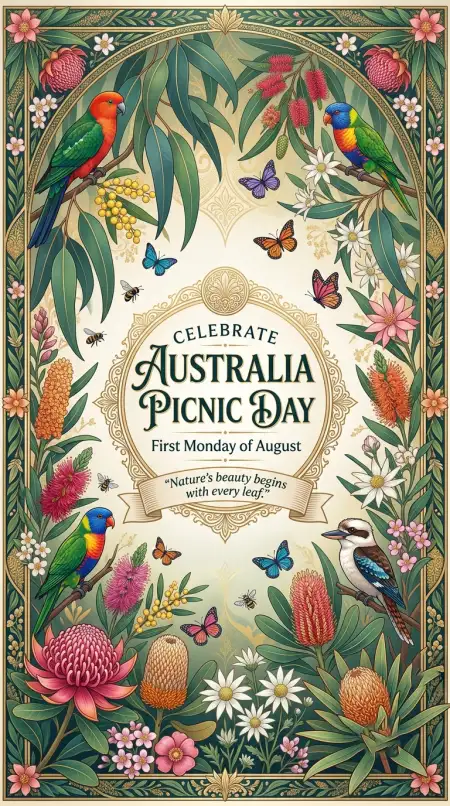 Australia Picnic Day 2026 Flyer Template - Free Australia Picnic Day 2026 Download