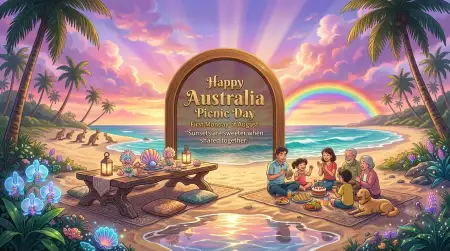 Australia Picnic Day 2026 Friends Picnic Wallpaper - Free Australia Picnic Day 2026 Download