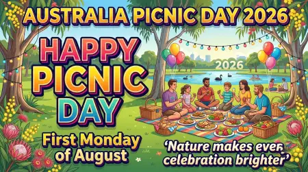 Australia Picnic Day 2026 Modern Picnic Graphics - Free Australia Picnic Day 2026 Download