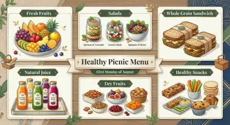 Australia Picnic Day 2026 Picnic Food Illustration - Free Australia Picnic Day 2026 Download