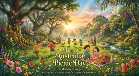 Australia Picnic Day 2026 Portrait Banner - Free Australia Picnic Day 2026 Download