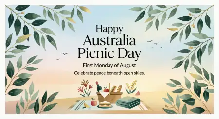 Australia Picnic Day 2026 Public Holiday Celebration - Free Australia Picnic Day 2026 Download