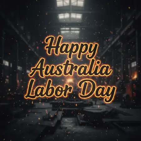 Australian Labor Day Company Message - Free Australian Labor Day Download