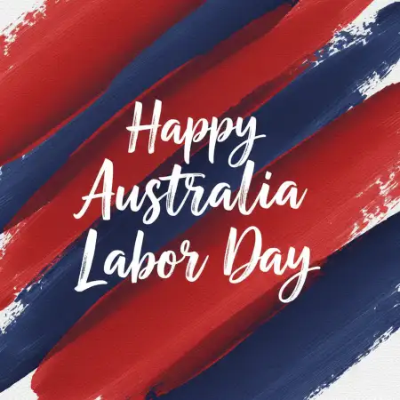 Australian Labor Day Poster Template - Free Australian Labor Day Download