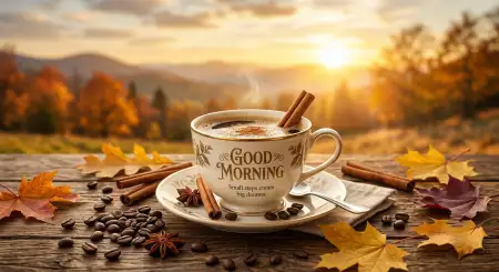 Autumn Coffee Good Morning Images - Free Good Morning Coffee Download