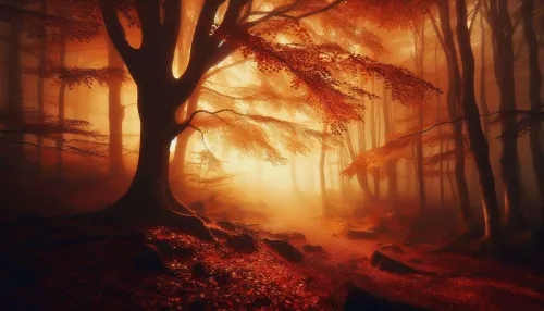 autumn fog background wallpaper for desktop in hd