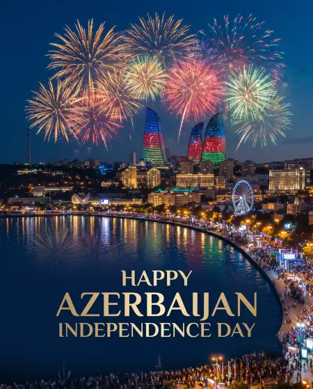 azerbaijan independence day 2026 beautiful baku cityscape - Azerbaijan Independence Day 2026